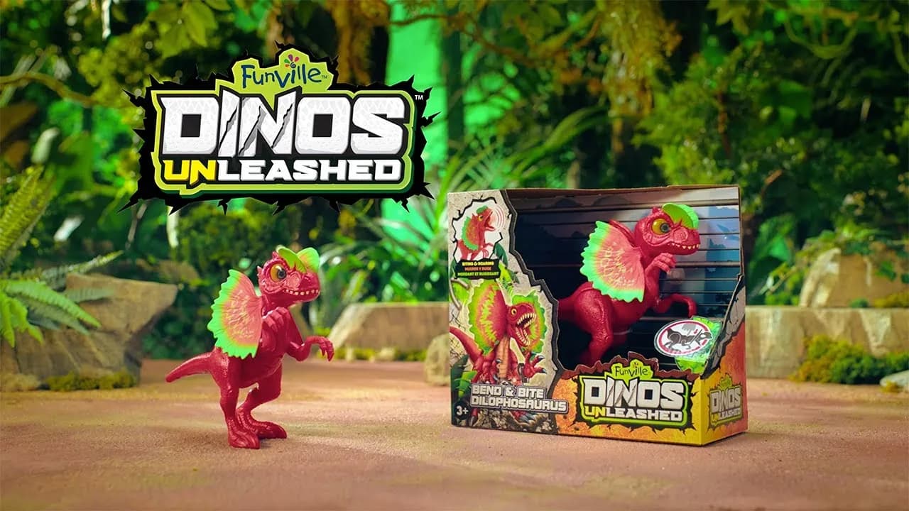 Dilophosaurus toy