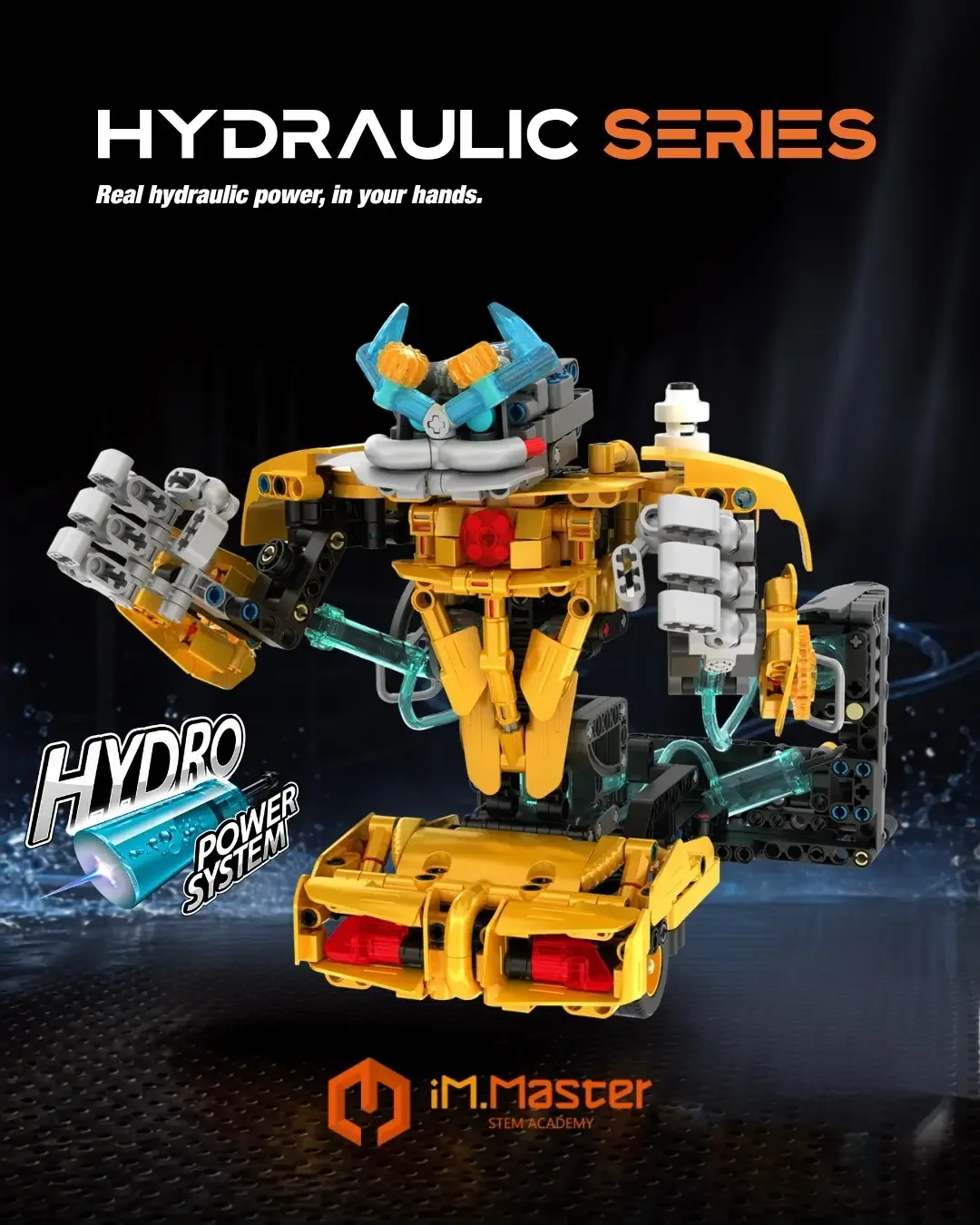 Yellow hydraulic mech build